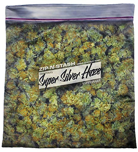 steelplant Super Silver Haze Giant Stash Weed Kissenbezug | Dekorativer Wurfkissenbezug mit realistischen Reefer Bildern | Geheimfach, passend für 45,7 x 45,7 cm Kisseneinsatz | Unkrautdekoration