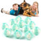 FLIUUK Dryer Balls Lint Remover 12Pcs, Reusable Pet Hair Remover Washing Balls for Laundry Magic Lint Remover Plastic Laundry Ball
