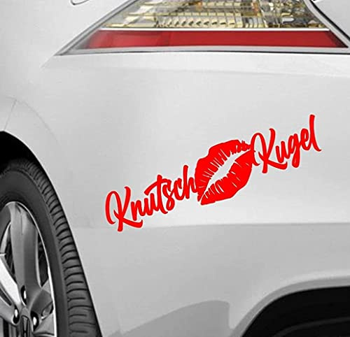 myrockshirt Süßer Knutschkugel Aufkleber knutsch Kuss Lippen Mund 20 x 5 cm JDM OEM Tuning Sticker Decal freie Farbwahl Skull Skullhead