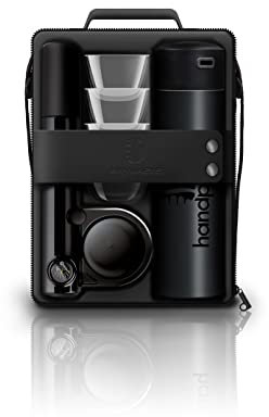 Handpresso - Handpresso Pump Set Negro 48241 - Estuche para cafetera espresso, cafetera portátil y manual con dosis ESE o café molido