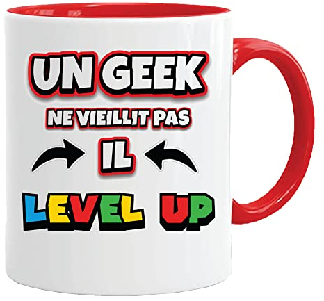 Acen Merchandise Mug Bonne Humeur ta Gueule - Cadeau Collègue Retraite - Cadeau Original, Humour Femme - Tasse Couple Saint Valentin - Gadget Geek Homme, Anniversaire Soeur Ou Meilleure Amie TEST006