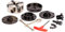 VINWOX SCK4-3.5NV-Set 3-1/2” Wood Lathe Gear Chuck Set, Wood Lathe Key Chuck Set, 4-Jaw Self-Centering Chuck, 1x8TPI Thread and 3/4”-16TPI Adapter