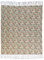 Creative Co-Op 152,4 cm L x 127 cm B Baumwoll-Überwurf mit Blumenmuster und Fransen, Mehrfarbig