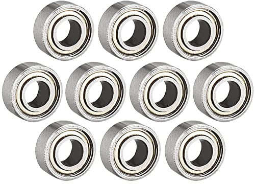 10 Stück Kugellager 3x 7x 3mm 683ZZ Kohlenstoffstahl Kugellager doppelt geschirmte tiefe Rillenlager Kugellager