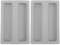 HANABASS 2 Pack Toaster Cover Silicone Automatic Toaster Dust Covers Upper Lids for Bread Machine Sandwich Part Protective Accessories (3.9 X 5.9 Inch, Grey)