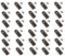 Lot de 30 lames de 4,3 cm en acier inoxydable compatibles avec robot tondeuse Gardena R38Li R40Li R45Li R50Li R70Li R75Li R80Li R100Li R160Li R165 R180 Sileno Sileno City Sileno+ Sileno Smart