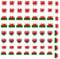 United Kingdom UK England Collection. (Wales Nail Decals Art)