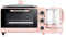 Horno Microondas Multifunción De 220V 7L, Mini Horno Eléctrico Automático para Cocinar En Casa, Control De Temperatura Libre, 1050W Útil