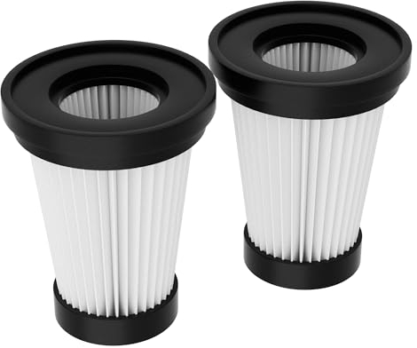 2 HEPA für SmartAI H5 Handstaubsauger, Handsauger Kabellos,Mini Autostaubsauger mit Typ-C-Aufladung 30min Laufzeit,HEPA-Filterung, Ersatzfilter 2 Stück
