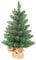 RWUDV Künstlicher Mini-Weihnachtsbaum, Tischdekoration, 60 cm, künstlicher Weihnachtsbaum mit Leinensockel, perfekt für Fenster, Familientreffen, Garten (#1)
