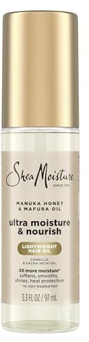 Shea Moisture Ultra Nourishing Manuka Honey & Mafura Oil Manuka Honey & Mafura Oil Instantly Hydrates And Smooths Hair 3.3 Fl Oz