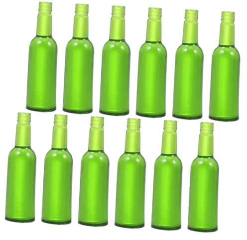 TOYANDONA 18pièces Miniature Bouteilles De Bière Résine pour Maison De Poupée Accessoires Miniatures Décoratifs Légers Et Réalistes pour Collection Et Jeu