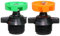 Micro irrigatore rotante automatico da 1/2 pollici, rotazione a 360 gradi, per irrigazione da giardino (verde, 10 pezzi)