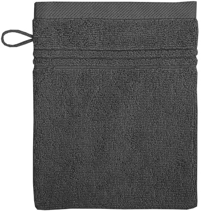 Dyckhoff Frottierserie 'Nature' Waschhandschuh 16 x 21 cm Anthrazit