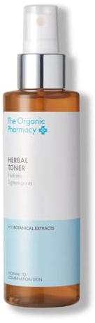The Organic Pharmacy Kräutertoner, 150 ml, Revitalisierendes Spray, Komplex aus 11 organischen Pflanzenstoffen, spendet der Haut Feuchtigkeit und strafft die Poren, 86,4 % organisch, 86,6 % natürlich