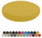 Lsjoaw Rund Sitzkissen Stuhlkissen Stuhl Bank Leinen Sitzpolster Abnehmbares Memory Schaum Runde Sitzauflage 30 X 30 X 3CM(1 Pieces) für Stuhl Bank Hocker Haus Küche Esszimmer Garten Büro Gelb