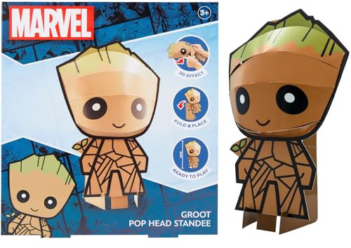 Marvel Figur - 3D Pop Head 30 cm - Groot - Sammelfigur - Spielzeug Geschenkidee (MV24336GR)