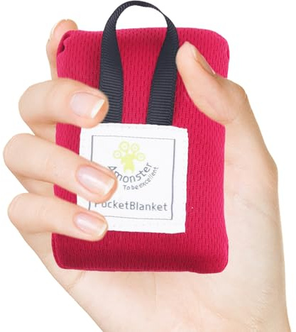 Generisch HTTDSLF Mini Picknickdecke, Ultraleicht ultradünne tragbare Stranddecke, Kompakt Strandtuch, Outdoor Decke für Strand, BBQ, Reisen, Picknick, Camping und Wandern, 70 x 110 cm Schwarz