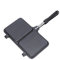 Hot Sandwich Maker, Doppel-Panel-Herd, Sandwichmaker mit Griff, 36 x 25 cm, antihaftbeschichtet, Brottoaster, Käse-Grillerpresse für Camping und Kochen im Freien