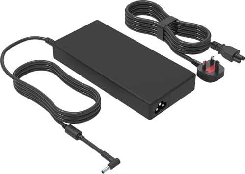 19.5V 10.3A 200W TPN-CA03 TPN-DA10 Power Supply Charging Cable Suitable Compatible for HP Omen Laptop Pavilion Gaming ZBook Fury 15 17 Envy 15 Charger