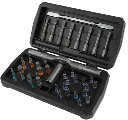 Ratschenschraubenzieher Set 43-teilig Magnetisches Tragbares Handwerkzeug