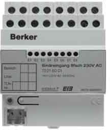 Berker Binäreingang 8f. 75218001 FUNKBUS Bussystem-Binäreingang 4011334237518