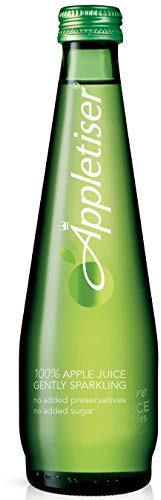 Appletiser lighter sparkling 100% Apple Juice 12x275ml Glass Bottles