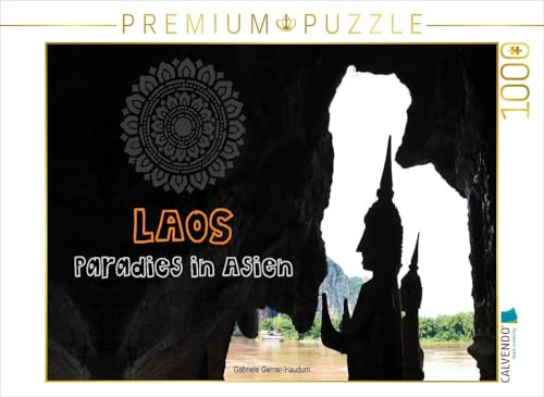 CALVENDO Puzzle EIN Motiv aus dem Kalender Laos - Paradies in Asien | 1000 Teile Lege-Größe 64 x 48 cm Foto-Puzzle für glückliche Stunden