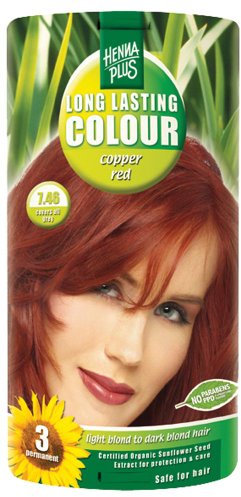 Hennaplus 49138 Long Lasting Colour 7,46 Copper Red