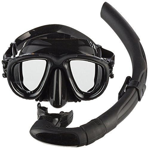 Mares Erwachsene Maske Plus Schnorchel Set Tana Tauchmaske, Black, One Size