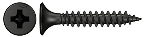 fischer Schnellbauschraube 3,9 x 25, Spezialschraube mit Trompetenkopf, Grobgewinde und Antrieb Kreuzschlitz PH, für die Montage von Gipskartonplatten auf Holzständern, 1000 Stk