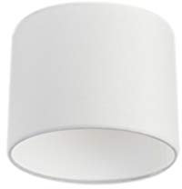 QAZQA Baumwolle Leuchtenschirm Weiß Leinen 18I18I14,