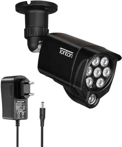 Tonton IR Scheinwerfer 30M, 8 LED Infrarot Strahler, Beleuchtungslampe für Überwachungskamera/Quest3/Quest2/Quest/VR2 Playstation(PSVR2)/ PS5 VR2, Wasserdicht, 3M Netzteil für Innen-und Außenbereich