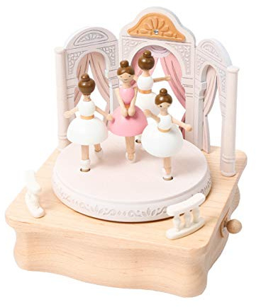 Wooderful Life Spieluhr aus Holz | Spieluhr Ballerina Rezital | 1060547 | Handgemachtes außergewöhnliches Kunstwerk, Sammlerstück, exquisites beliebtestes Geschenk | Spielt – Annie Laurie