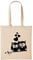 Huuraa Baumwollbeutel Eule Geschenk Einkaufstasche Natural 10 Liter Baumwolle Eule Accessoire