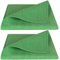 Moritz 2er Set Mikrofaser Putztuch grün 40 x 40 cm extra Saugstark 250 GSM hochwertiges Mikrofasertuch Microfaser Reinigungstuch für Auto, Haushalt, Camping, Küche