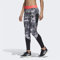adidas Ask Tight Aiq1 – Leggings da Donna, Donna, Maglie, FU1144_XL, Grigio/Stampa/Rosa (griglo/rossen), XL