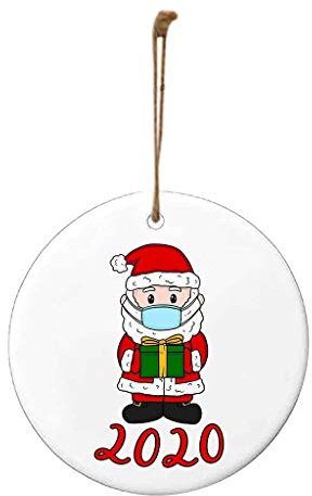 Lomelomme Weihnachtsschmuck, 2020 Personalisierte Angstde Familie, DIY Feiertags Dekorationen, 2020 Weihnachten Hängen Anhänger