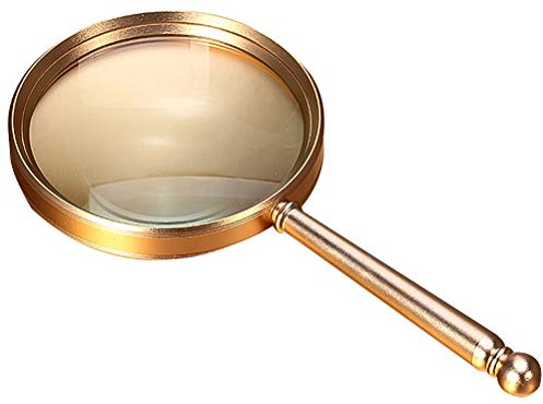 Abaodam Metalllupe Handlupe High-End Lupe (Gold)