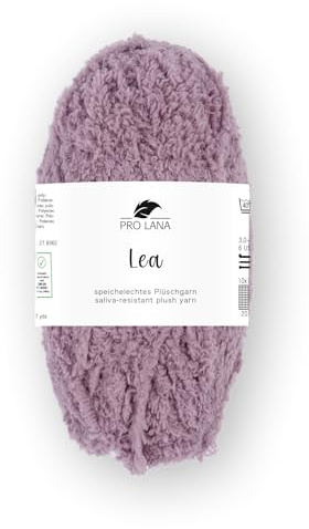 Pro Lana Lea speichelechtes Plüschgarn Teddygarn 25g 100% Polyester (39 lavendel)