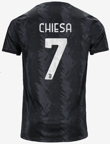 JUVENTUS Nameblock Number Away Federico Kirche 7 offizielle Kollektion 2022/2023, Erwachsene