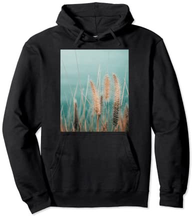 Pretty Ornamental Fountain Grass at the Farm Pullover Hoodie