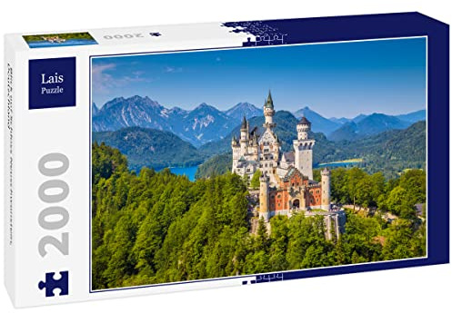 Lais Puzzle Blick auf Schloss Neuschwanstein, Deutschland 2000 Teile
