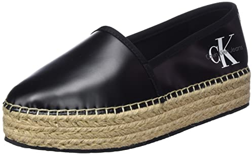 Calvin Klein Jeans Damen Espadrille Flatform Ny Pearl Yw0yw01241 Espadrilles, Schwarz, 40 EU