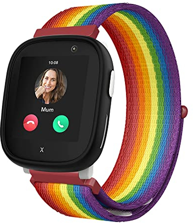 Seltureone Nylon-Armband für Kinder, kompatibel für Xplora X6 Play, Bequemer, Atmungsaktiver, Wasserdichte Riemen für Kinder, Einfach zu Tragen - Farbe