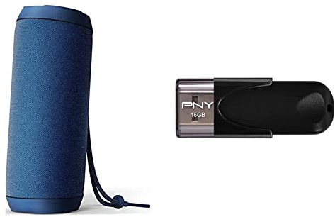 Energy Sistem Urban Box 2 Ocean - Altavoz portátil (10 W, TWS, Bluetooth 5.0, USB/microSD MP3 Player, FM Radio) & PNY FD16GATT4-EF - Memoria USB 2.0 de 16 GB, Negro