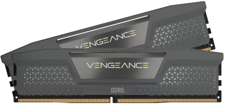 CORSAIR Vengeance DDR5 RAM 32GB (2x16GB) 6200MHz CL32 Intel XMP iCUE Kompatibler Computerspeicher - Schwarz (CMK32GX5M2X6200C32)