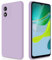 GiiYoon Coque pour Motorola Moto E13 Case en Silicone, Etui de Protection Antichoc Etui Housse Silicone Ultra-Mince avec Couche Intérieure en Fibre et Protection pour Caméra, Violet