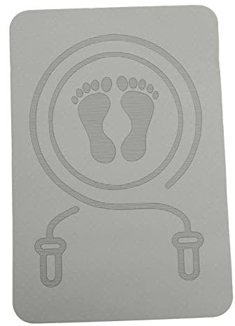 Unomor Sprungmatte Gepolsterte Matte Multifunktions-saugmatte Bodenschutzmatte Kreis Matte Trainingspad Springseilmatte Training Trainingsmatte Draussen Meditationskissen Fitness Tpe
