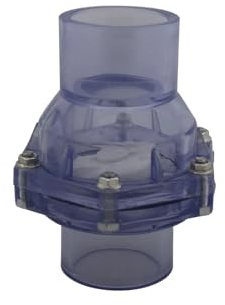 HAZEK Abfluss-Rückschlagventil, PVC-Rückschlagventil, kein Rückschlagventil, Wasser for Abwasserrohr, Innendurchmesser 50–63 mm catholic (Size : Inner diameter 50mm)